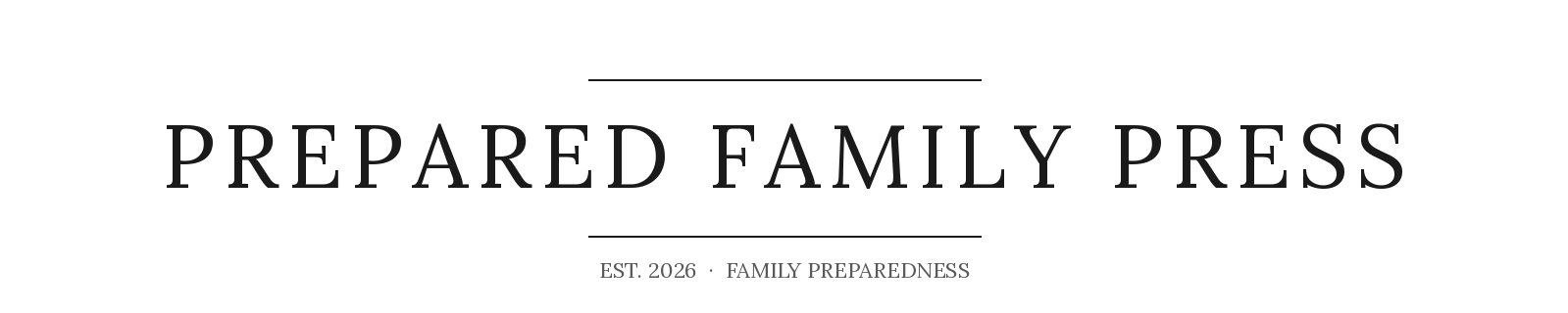 Prepared Family Press